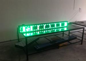 Wholesale High Brightness Trivision LED Text Display / outdoor led message boards P10 Single Green from china suppliers