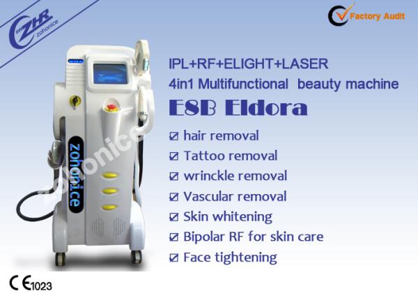 Vertical E-light IPL RF Skin Rejuvenation Face Tightening Machine Beauty