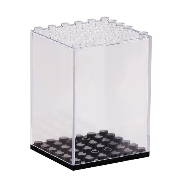 Plastic transparent model display box storage box dust cover toy for building