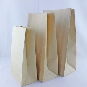 China Printing Kraft Foil Lined Paper Bags No Handles Square Bottom Customized on sale