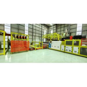 2 Extruders Co Extrusion TPE Carpet Backing Machine With Adjustable Speed