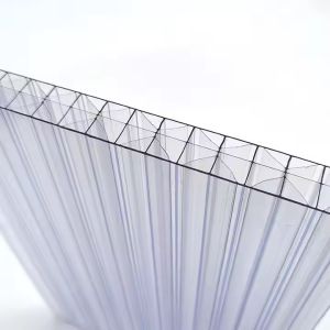Buy cheap Eco Friendly X Structure Polycarbonate Sheet Multiwall 32mm UV Protection from wholesalers