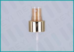 Wholesale Pearl Gold 24/410 Plastic Mini Mist Sprayer With Shiny Gold Aluminum Collar from china suppliers