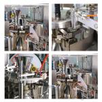 Zipper Bag Flat Pouch Rotary Packaging Machine For Chocolate Cookies 300g 500g