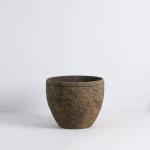 Modern Round Shape Weather Resistant Indoor Outdoor GRC Planter Pots With