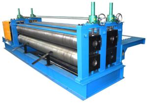 Wholesale Ondulado Shutter Door Roll Forming Machine For Zinc Aluminium 0.12-0.4MM Thickness from china suppliers