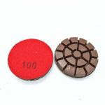 3"/75mm Copper Hybrid Transitional diamond pads for heavy concrete floor machine