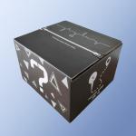 Color printing zipper cardboard box, express delivery paper box, corrugated