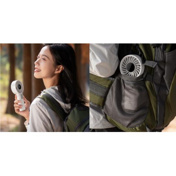 LED Digital Display Battery Operated Handheld Fan Hang Neck Fan Electric Fans Hand Held Folding for Travel