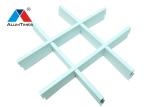 Green Gallery Aluminium Grid Ceiling With Nice Pigment Wet Ability OEM