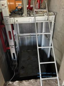 Wholesale Mini 500kg Load Single Cage Building Well Elevator for Shift 650*200 Mast Section from china suppliers