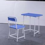 Fixed height HDPE Standard Middle School Metal Desk and Chair Set