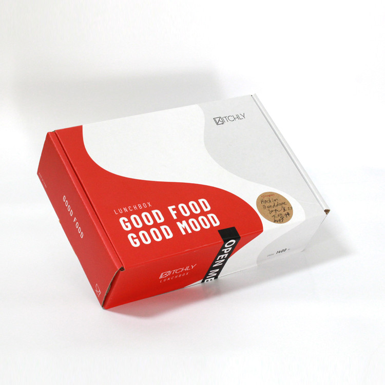 Custom Corrugated Boxes Custom printed logo rectangular box foldable packaging box