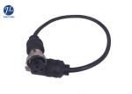 Weatherproof GX16 3 Pin Aviation Extension Cable For CCTV Audio Video Transmissi