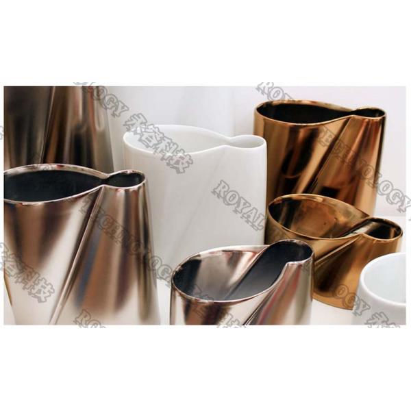 Ceramic Products Gold and Silver Plating by PVD Technology, Red Copper Color Ceramic Coating