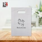 Custom Mylar Die Cut Handle Poly Bags Recyclable Plastic Gift Bag Shopping Bag