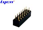 2.0mm DIP PA9T Gold Flash 2×7P Female Header Connector Phosphor Bronze