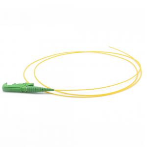 China G657A2 E2000 APC Fiber Optic Pigtail LSZH Jacket Spring Loaded Shutter on sale