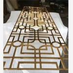Laser Cut Decorative Metal Screen Panel Stainless Steel Living Room Furniture
