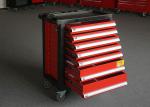 Heavy Duty Red & Black Mechanic Tool Cabinet , Rolling Tool Cabinet Rust