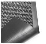 Europe Vyna-Plush Doormat | 7h x 600w x 900d mm | Black/Grey