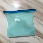New Eco-friendly Silicone Kitchen Utensils Keeping Fresh Storage Bag 1L 1.5L BPA