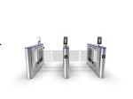 SUS316 304 Face Recognition Turnstile Subway RFID Flap Barrier Access Control