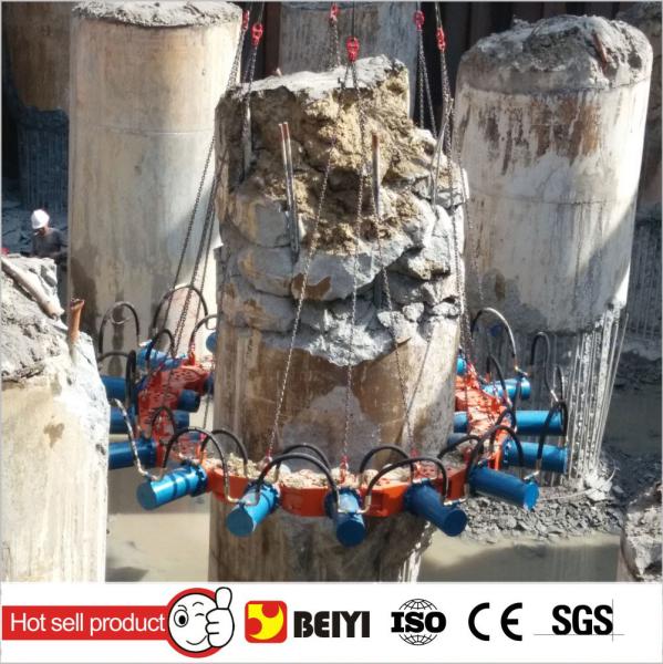 BYMK-180S Excavator or crane with powerback Hydraulic Pile Breaker/Cutter for