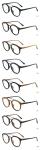 Elliptic Frame Stylish Wood Copy Acetate Glasses Frame MR 098.2