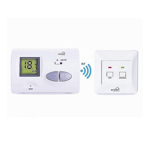 Riseem White Color Temperature Controller Digital Heating Adjustable Room
