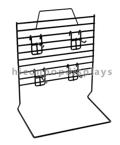 Wholesale Wire Counter Display Racks / Hanging Display Shelf Powder Coated from china suppliers