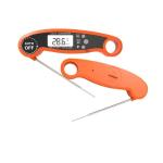 Waterproof Instant Read Meat Cooking Thermometer Large LCD Screen For Grilling
