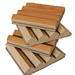 Room Wooden Grooved Acoustic Panel Environmental Wall Recording