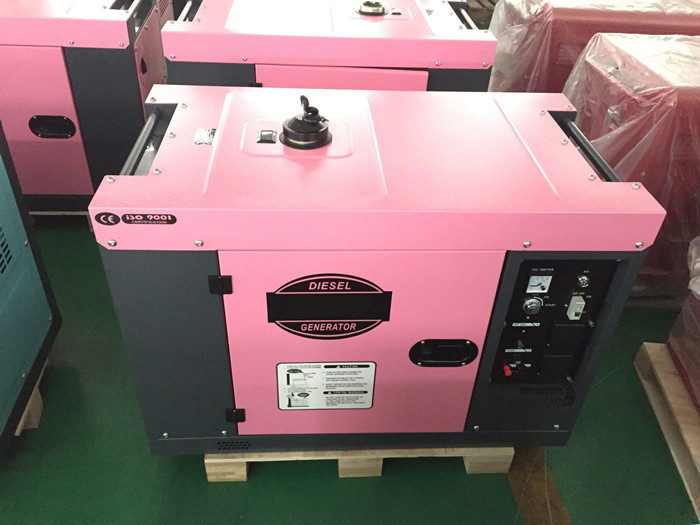3 kva - 7kva Diesel Engine Small Portable Generators Movable With Wheels