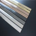 Polished Finishes Bronze Stainless Steel Angle U Shape Trim 201 304 316