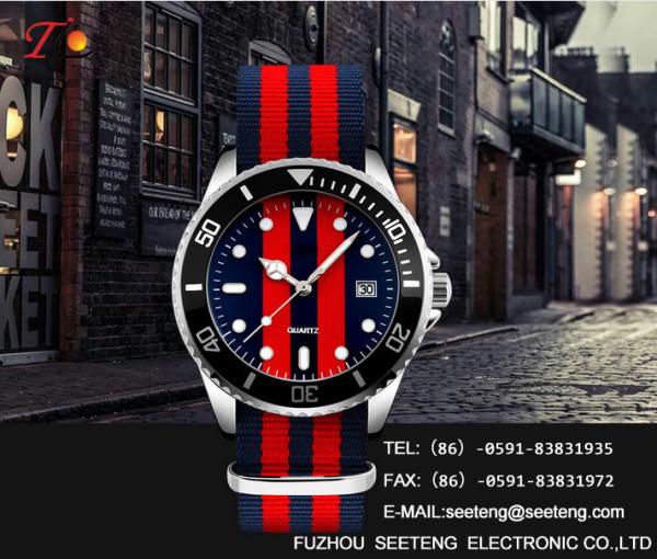 WHOLESALE WOVEN STRAP ALLOY CASE QUARTZ WATCHES COOL WATCH