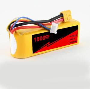 Wholesale XT-60 Connector 14.8 V Lipo Battery 45C 1800mAh Lipo 4s Hard Case from china suppliers