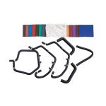 Highly Fluorinated FKM Fluorocarbon Rubber Anti Abrasion Odorless fluoroelastome