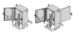 Wholesale Single Wall Outdoor Electronic Equipment Enclosures Insulated Aluminum Single / Dual Access from china suppliers