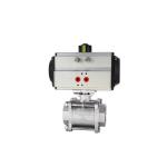 3PC Pneumatic Hygienic Ball Valve with PTFE Seats US Currency and 30 Days Money