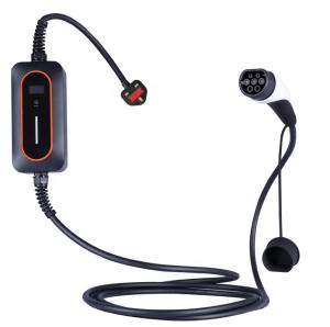Wholesale Portable 10A IEC 62196-2 Type 2 EV Charger 3.6KW UK Plug With 5m Charging Cable from china suppliers