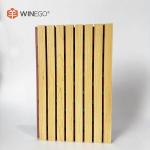 Fire Retardand MDF Grooved Acoustic Panels Melamine Finish For Wall Decoration