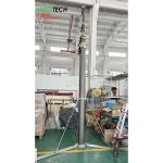 15m lockable pneumatic telescopic mast 30kg payloads 2.8m closed height