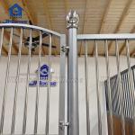 Customizable Steel Horse Stable Panels With Bamboo / Pine Wood Or Plastic