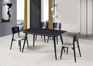 Wholesale 140x80x76cm Rock Sheet Restaurant Metal Dining Room Table from china suppliers