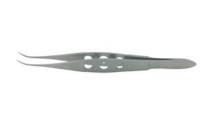 Wholesale Round Tip Forceps Surgical Instruments 0.6 Mm Tip Diameter 114 Mm Total Length from china suppliers