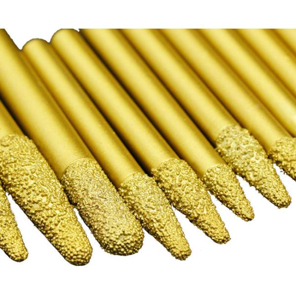 Shk 16mm Conical CNC Diamond Engraving Bit Vacuum Brazed