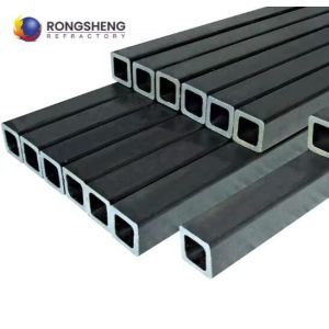 Wholesale 1800 Celsius Refractory Silicon Carbide Beam Sisic Sic Ceramic Kiln Furniture Customized Silicon Nitride Bonded Tubes from china suppliers