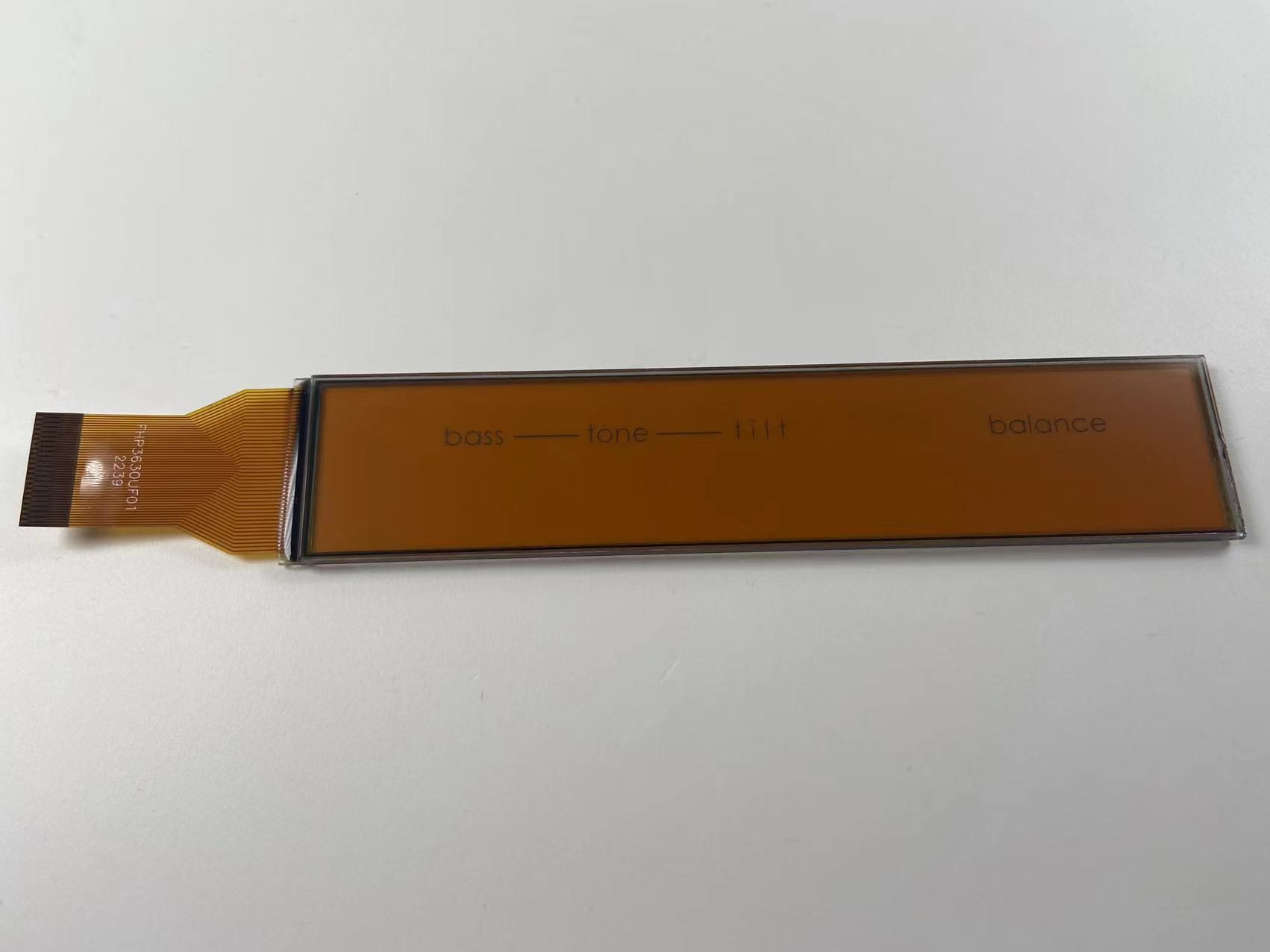 Positive Matrix HTN LCD Display Monochrome 7 Segment Transmissive Graphic LCD Screen For Audio