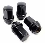 Wheel Nuts Gloss Black Lug Nuts 14 X 1.5mm conical seat 1.46''